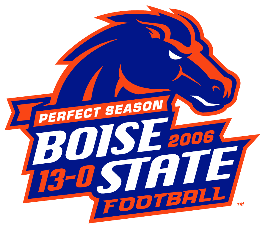 Boise State Broncos 2006 Special Event Logo iron on transfers for T-shirts
